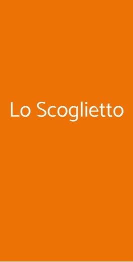 Lo Scoglietto, Piombino