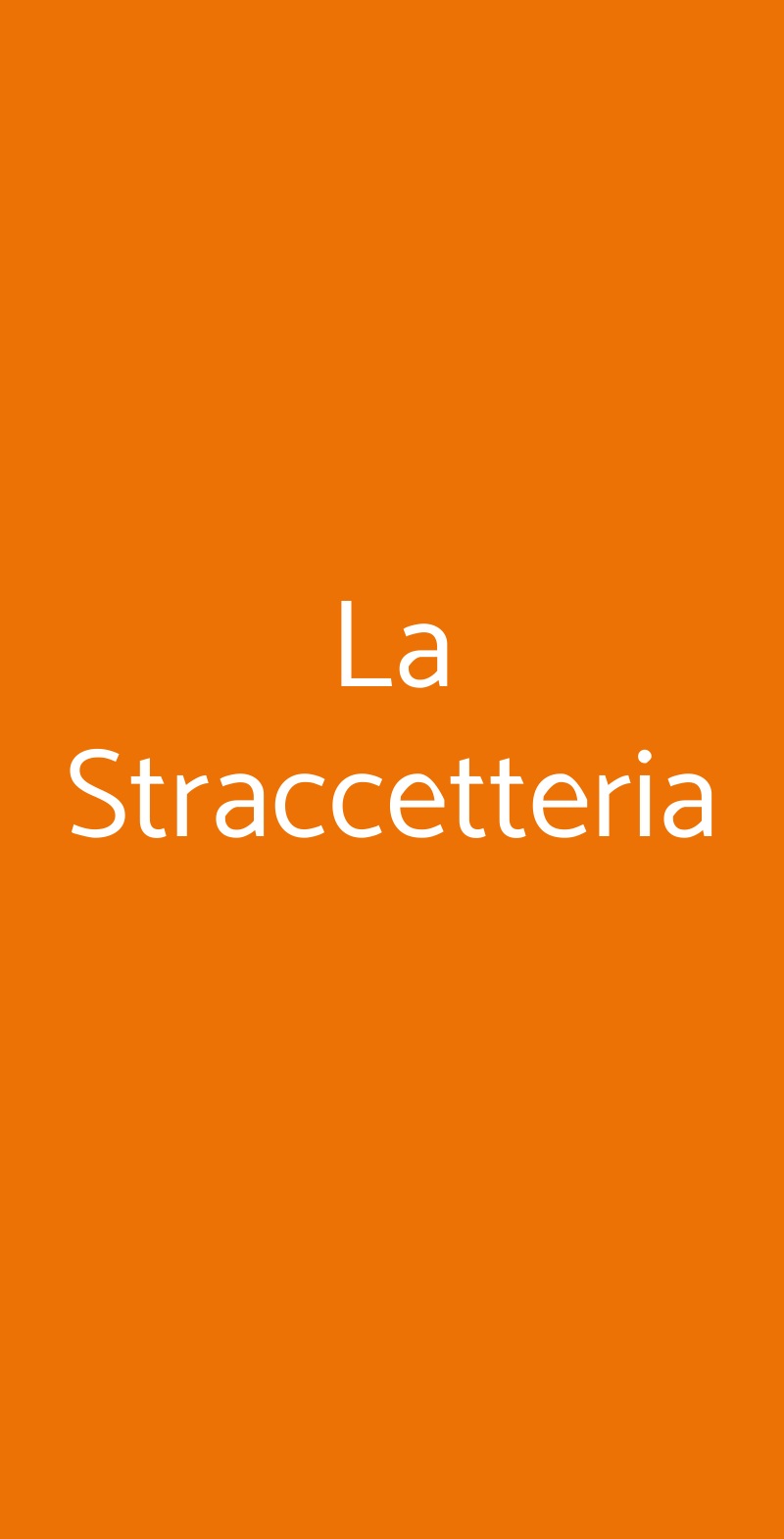 La Straccetteria Livorno Menu - 1