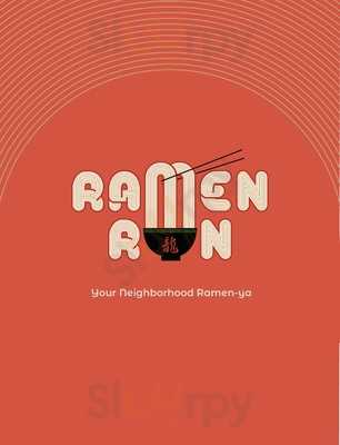 Ramen Ron Bgc menu