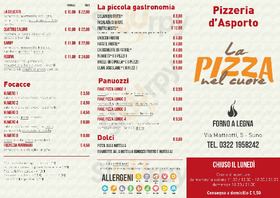 La Pizza Nel Cuore, Suno