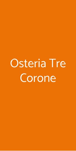 Osteria Tre Corone, Valeggio Sul Mincio