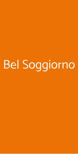 Bel Soggiorno, San Gimignano