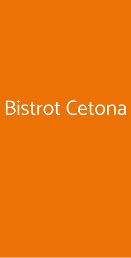 53040 Ristorante Pizzeria, Cetona