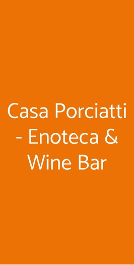 Casa Porciatti Enoteca E Wine Bar, Radda in Chianti