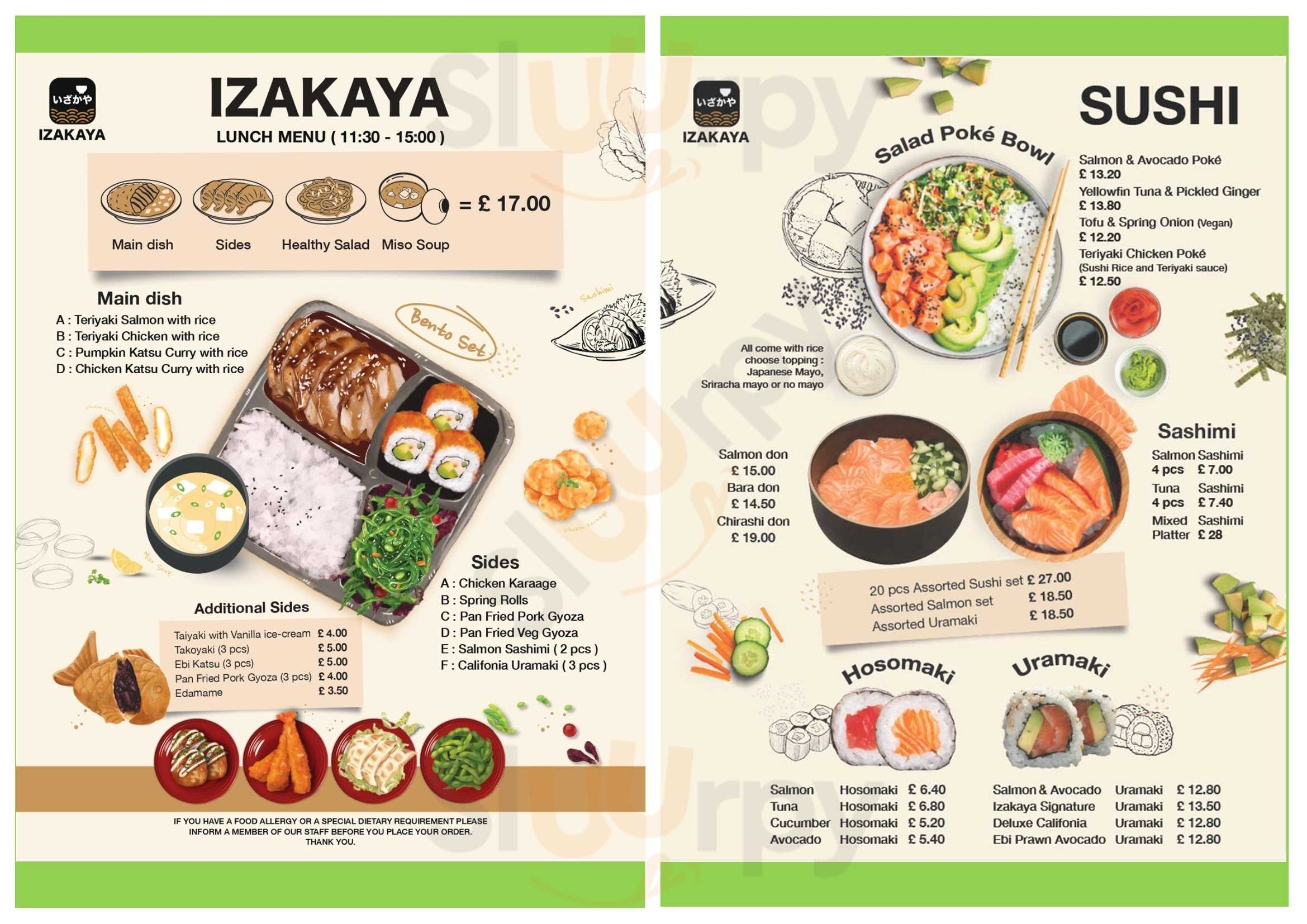 Main Menu - Izakaya Clifton