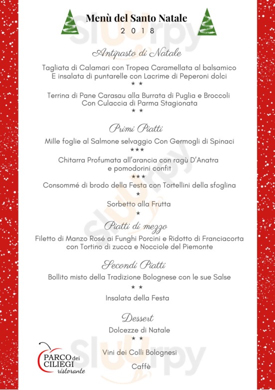 Menu natale 2018