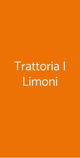 Trattoria I Limoni, Giardini Naxos