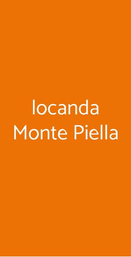 Ristorante Monte Piella, Porretta Terme