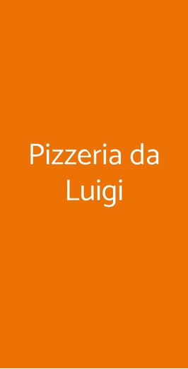 Pizzeria Da Luigi, Mistretta