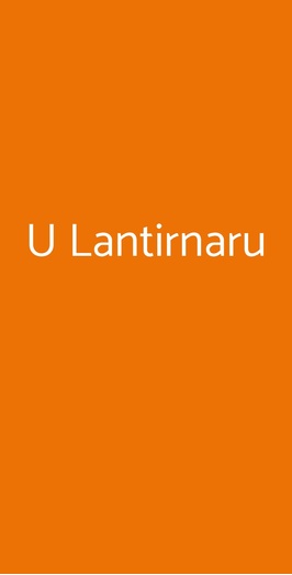 U Lantirnaru, Limina