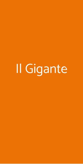 Il Gigante, Valsamoggia