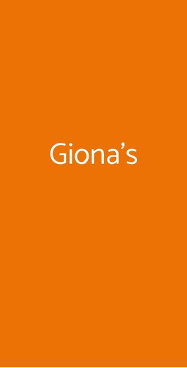 Giona's, Premariacco