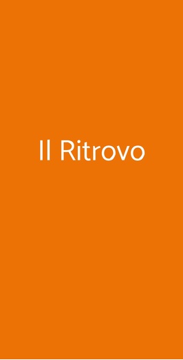 Il Ritrovo Ristorante
