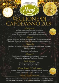 Menu capodanno 2018 2019