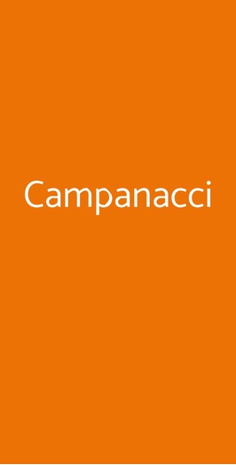 Campanacci Ristorante, Faenza