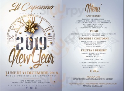 Menu capodanno 2018 2019