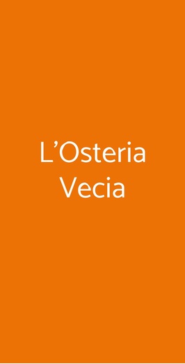 L'osteria Vecia, Misano Adriatico