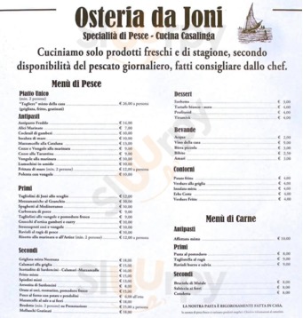 Osteria Da Joni, Cattolica