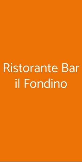 Ristorante Bar Il Fondino, Misano Adriatico