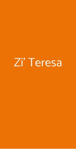 Zì Teresa, Montescudo