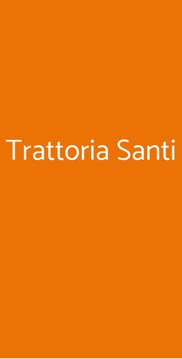 Trattoria Santi, Ghedi