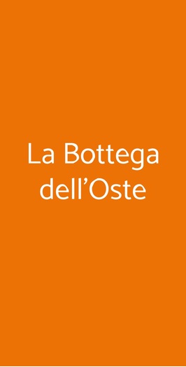 La Bottega Dell'oste, Orzinuovi