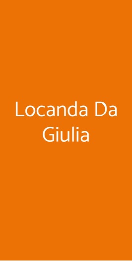 Locanda Da Giulia, Corte Franca