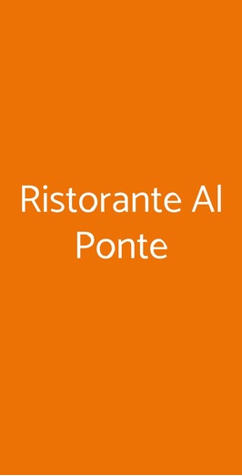 Ristorante Al Ponte, Bibione