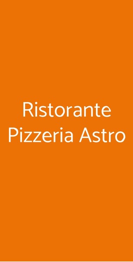 Ristorante Pizzeria Astro, Porto Santa Margherita