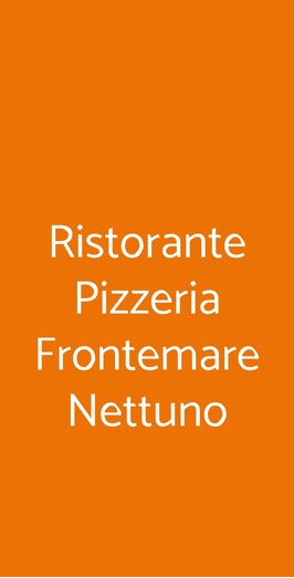 Ristorante Frontemare, Jesolo