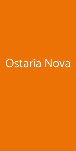 Ostaria Nova, Mirano