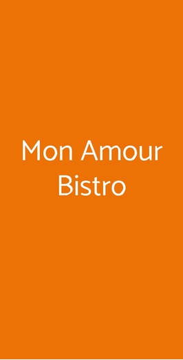 Mon Amour Bistro, Camponogara