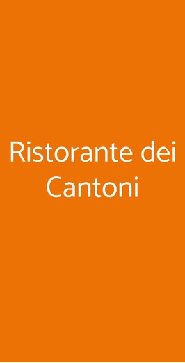 Menù Rustico