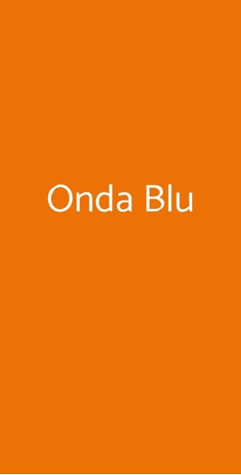 Onda Blu Ristorante, San Mauro a Mare