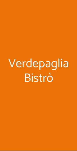 Bistrò Verdepaglia, Forli