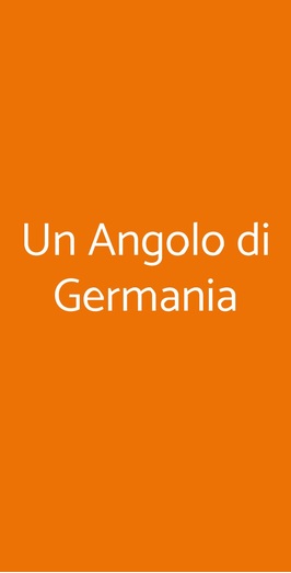 Un Angolo Di Germania, Forli