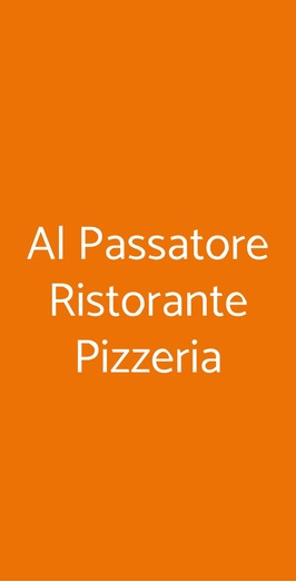 Ristorante Al Passatore, Cesenatico