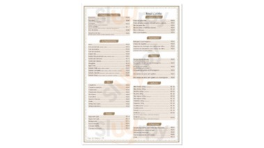 Chimichurri menu