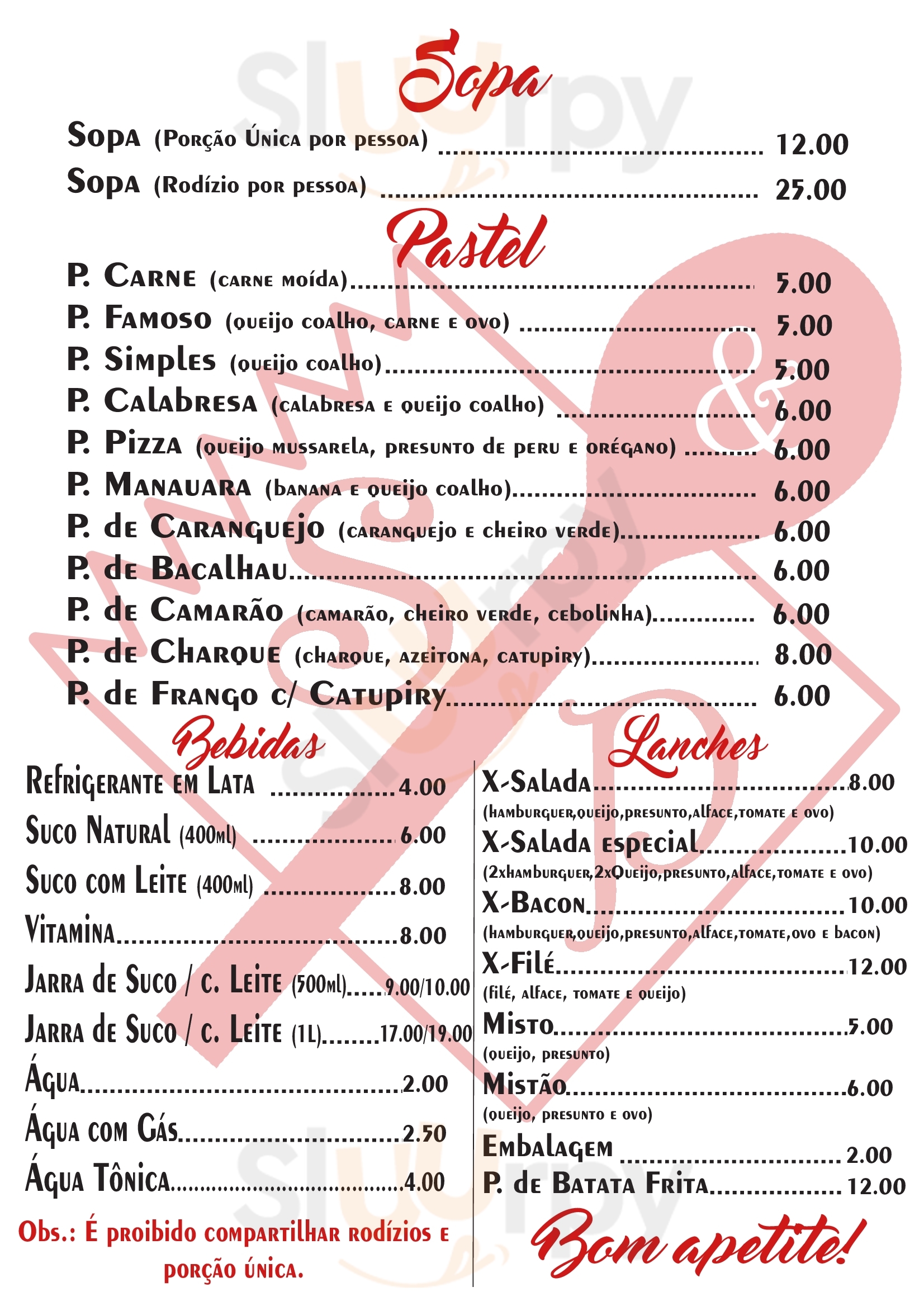 Restaurante E Soparia Bruttus Manaus Menu - 1