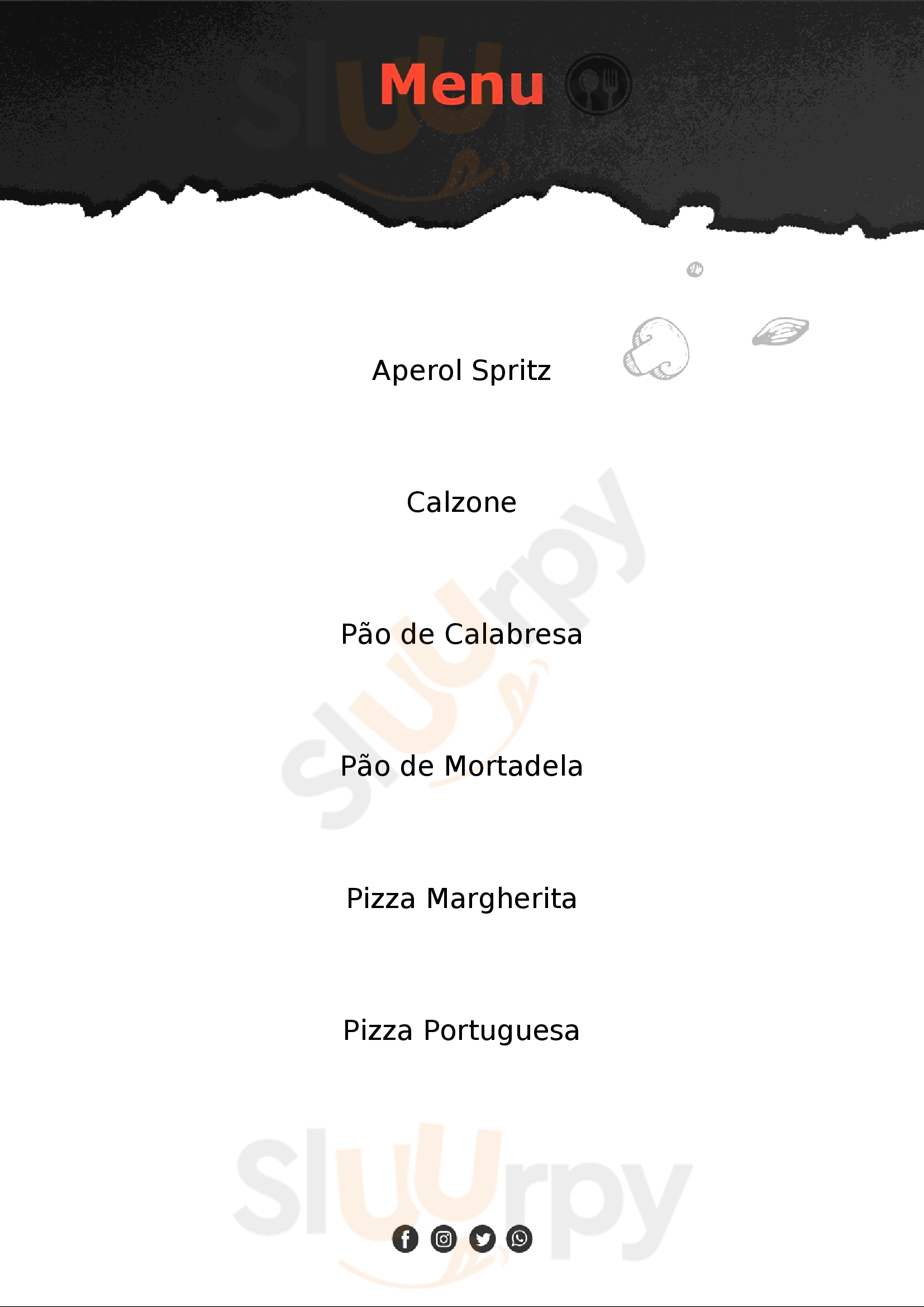 Alcide's Pizzeria Guarujá Menu - 1