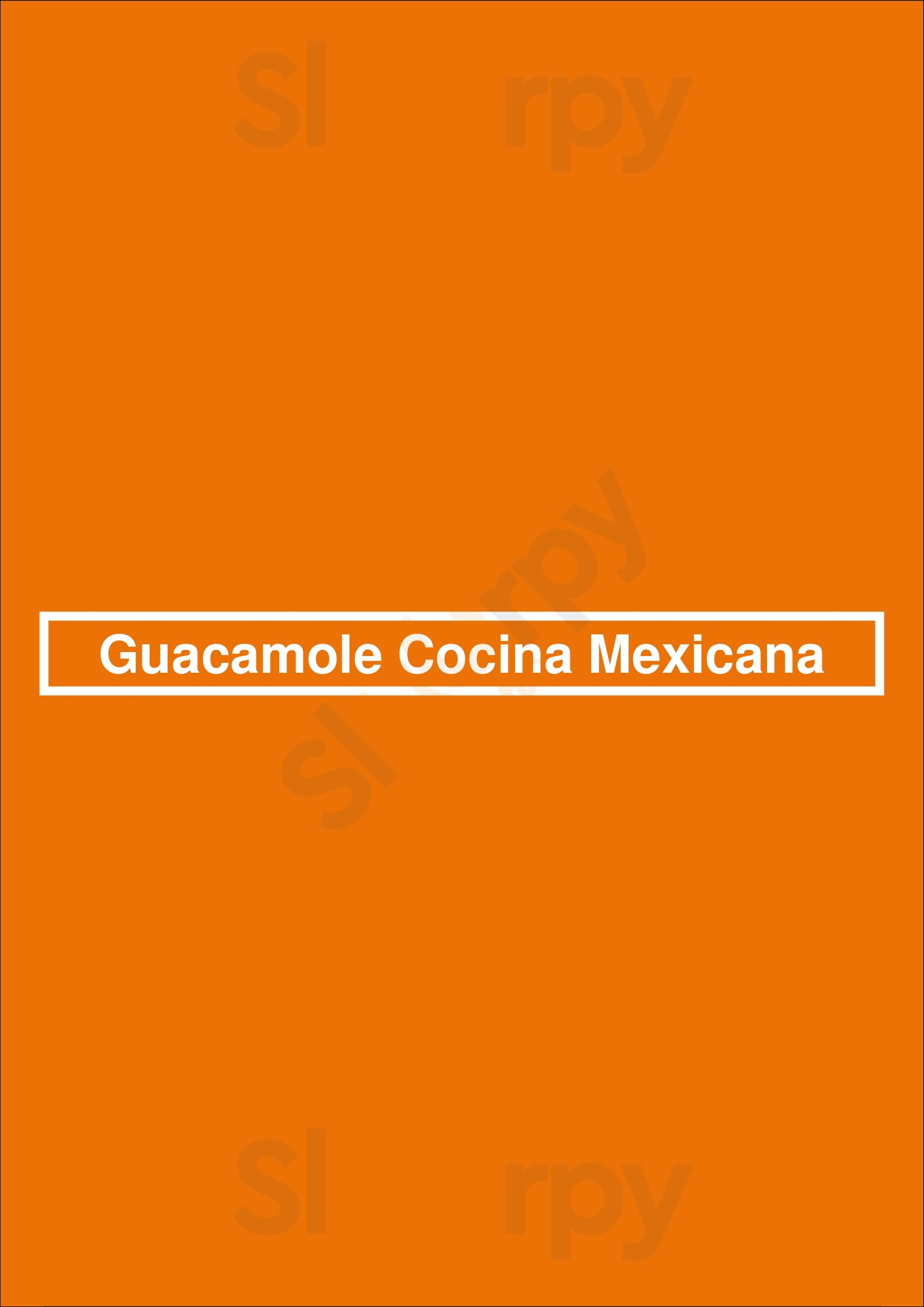 Guacamole Cocina Mexicana - Floripa Florianópolis Menu - 1