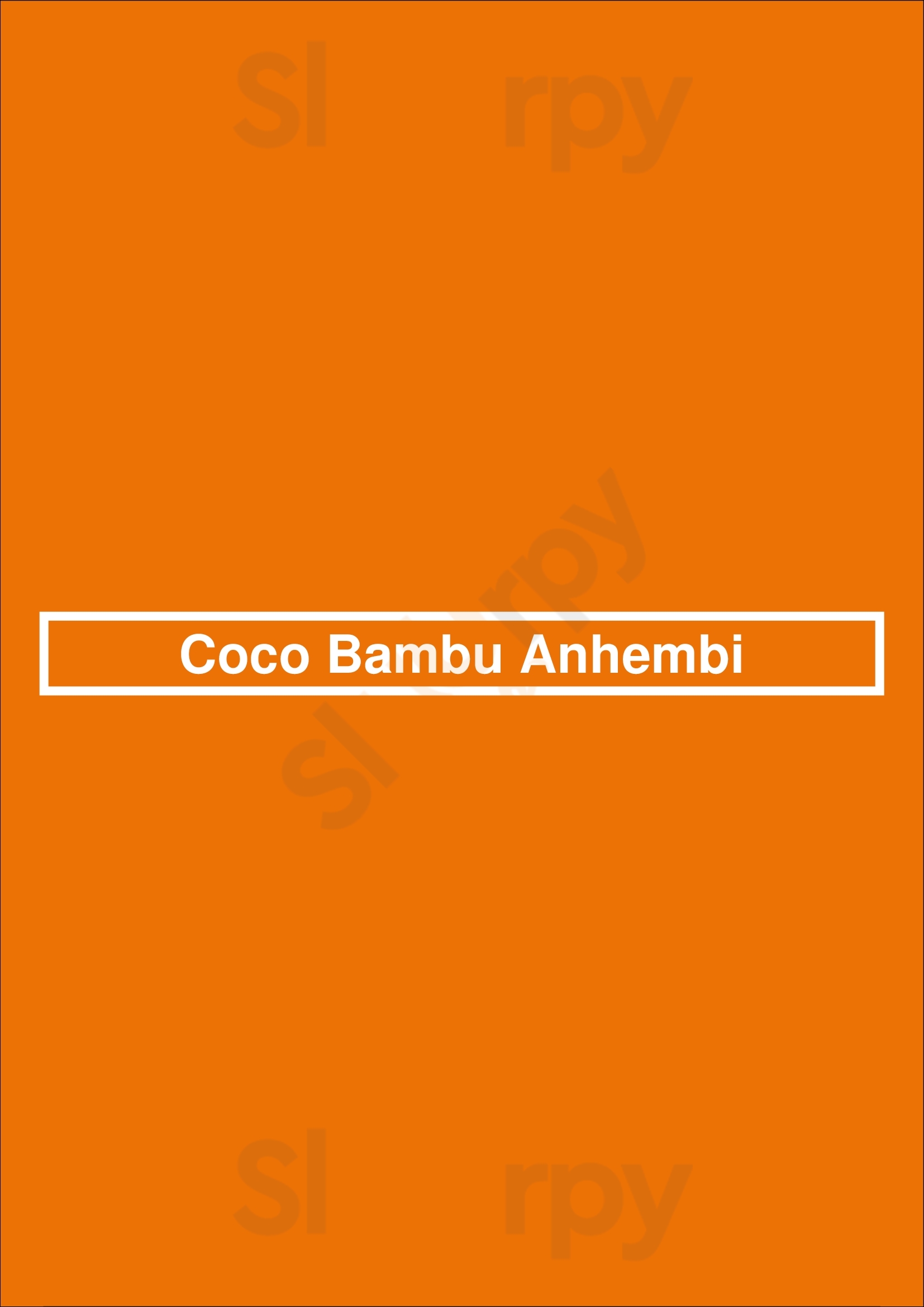 Coco Bambu Anhembi São Paulo Menu - 1