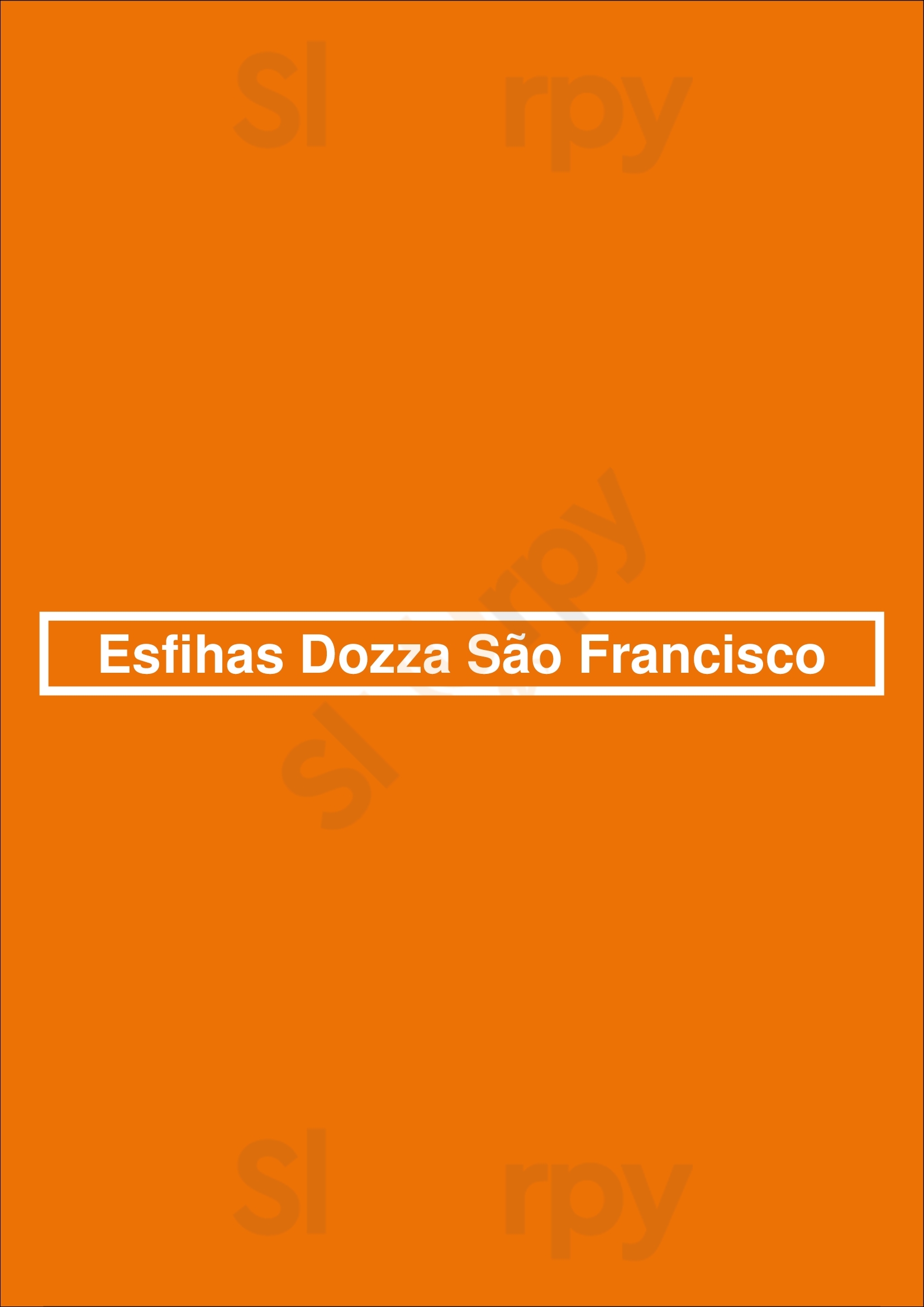 Esfihas Dozza São Francisco Osasco Menu - 1