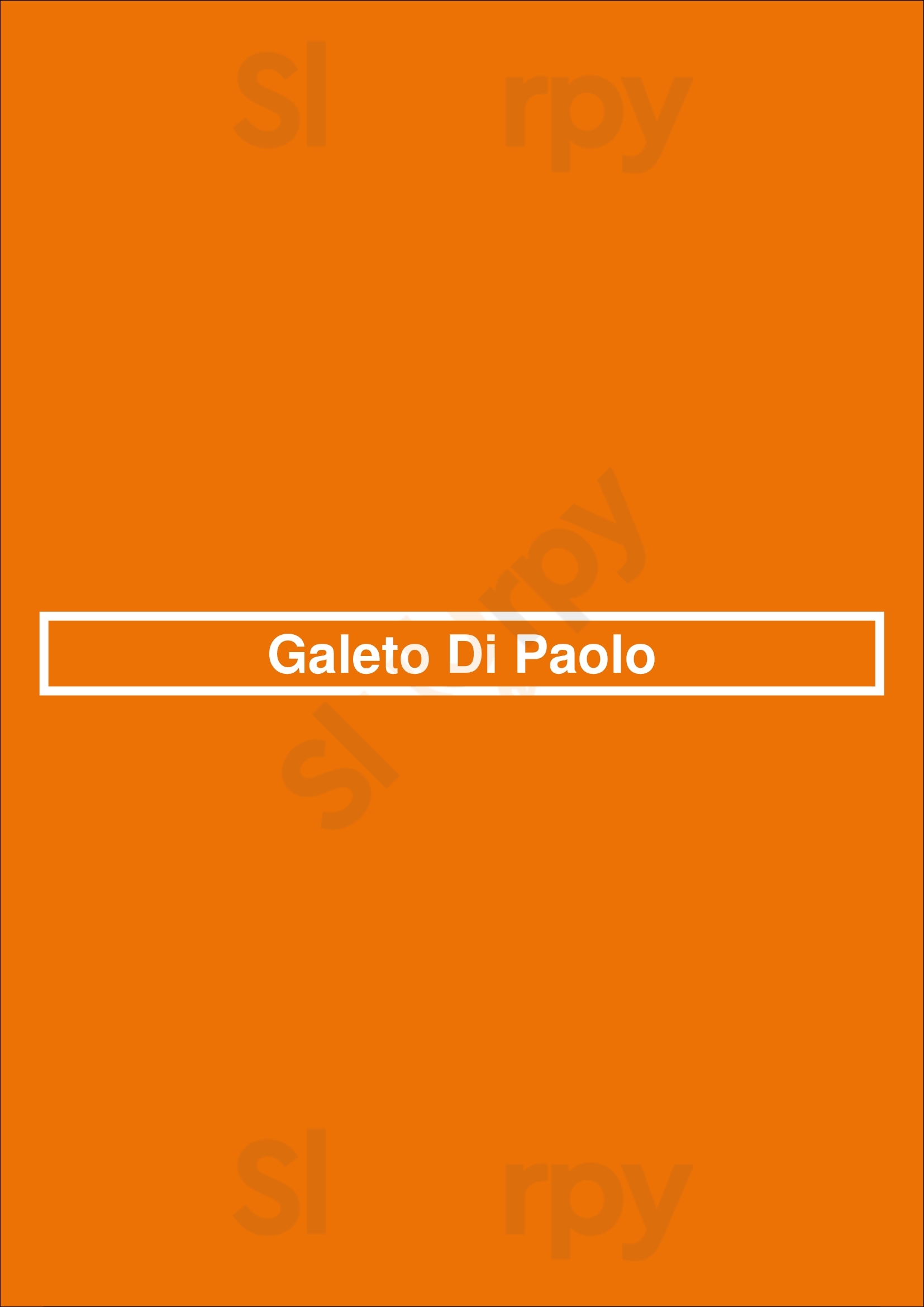 Galeto Di Paolo Caxias Do Sul Menu - 1