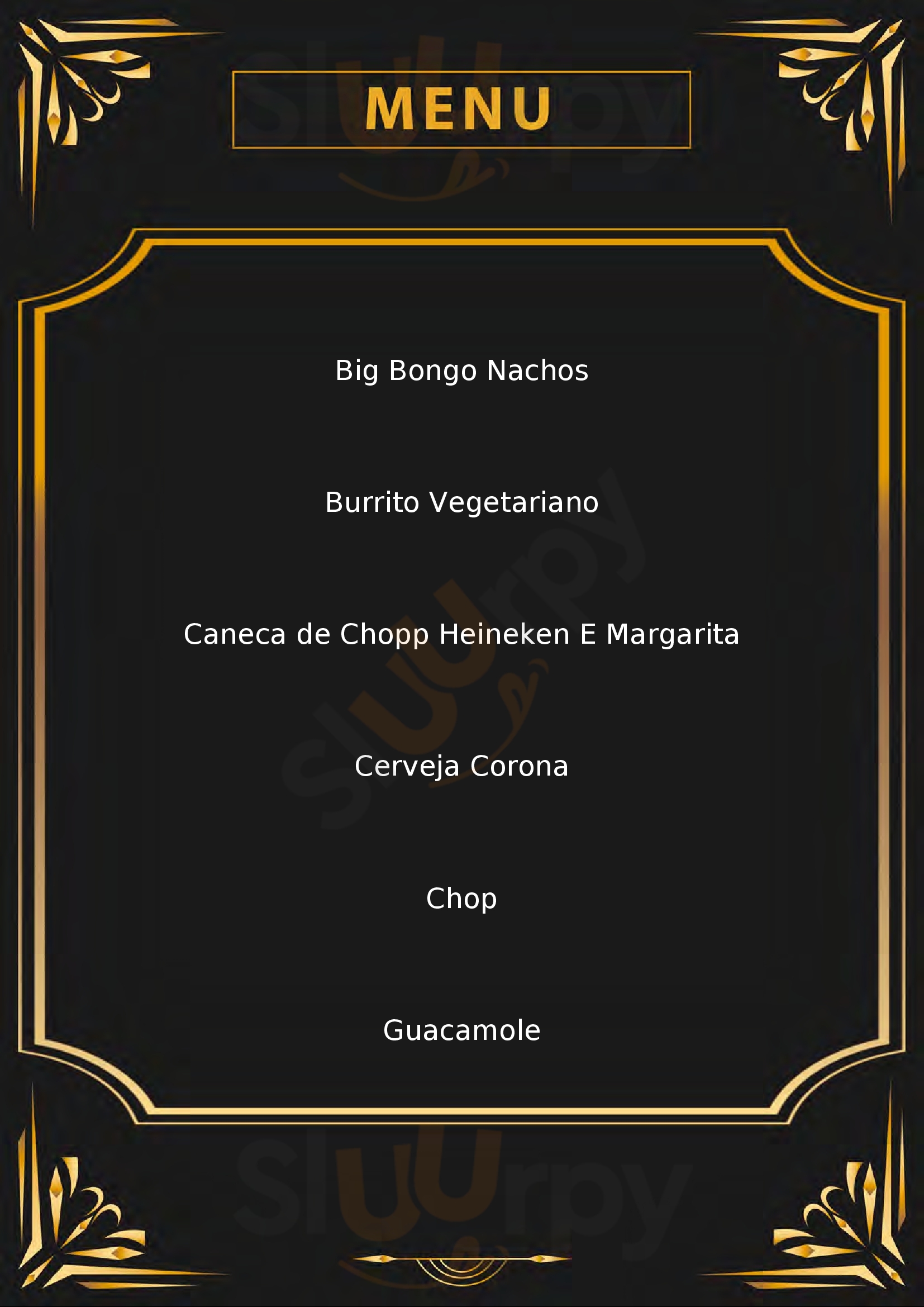 Bongo Cocina Mexicana Bauru Menu - 1