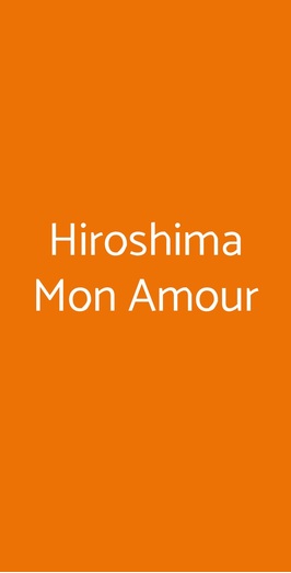 Hiroshima Mon Amour, Pescara