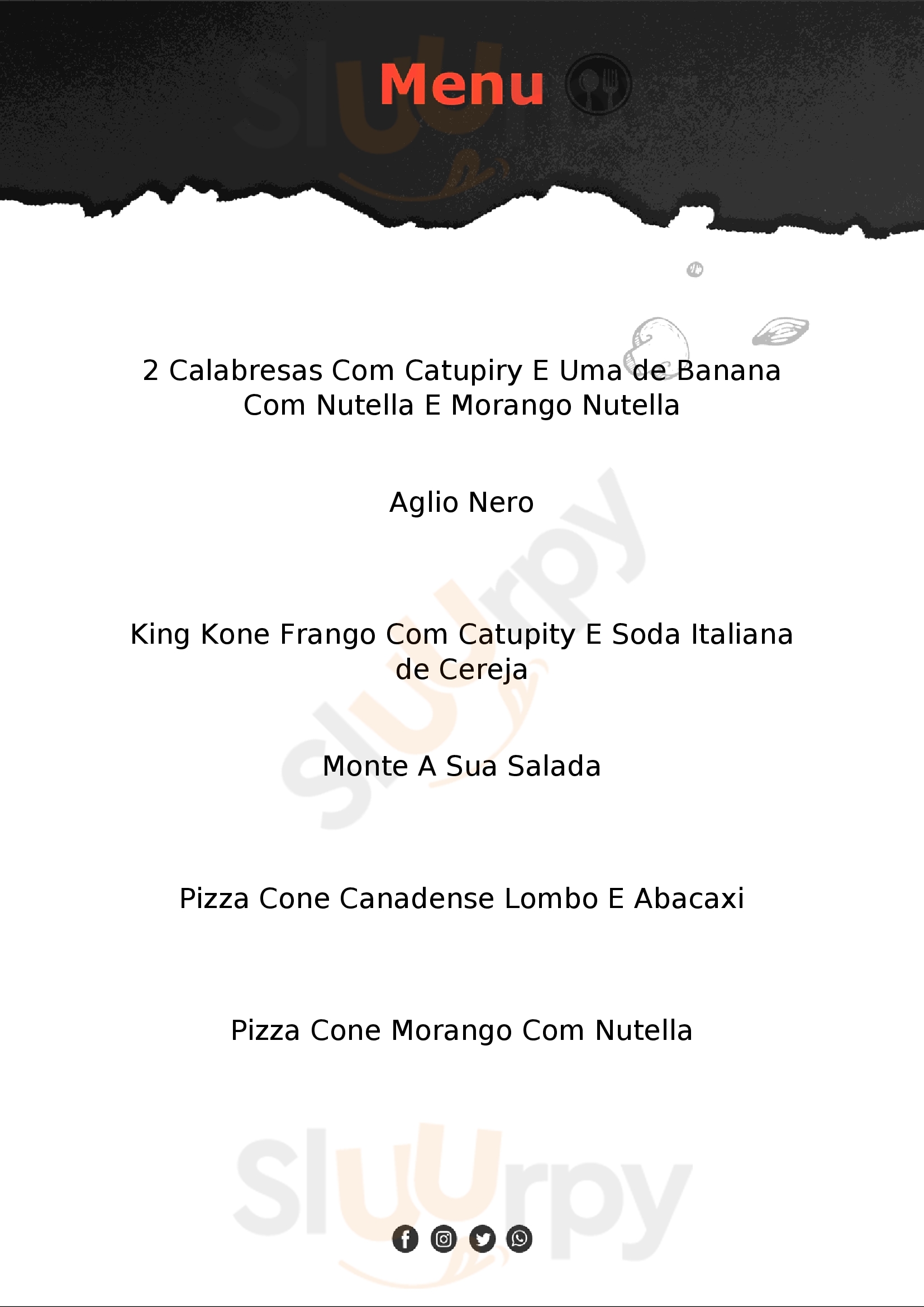 King Kone Pizza-bar Vitória Menu - 1