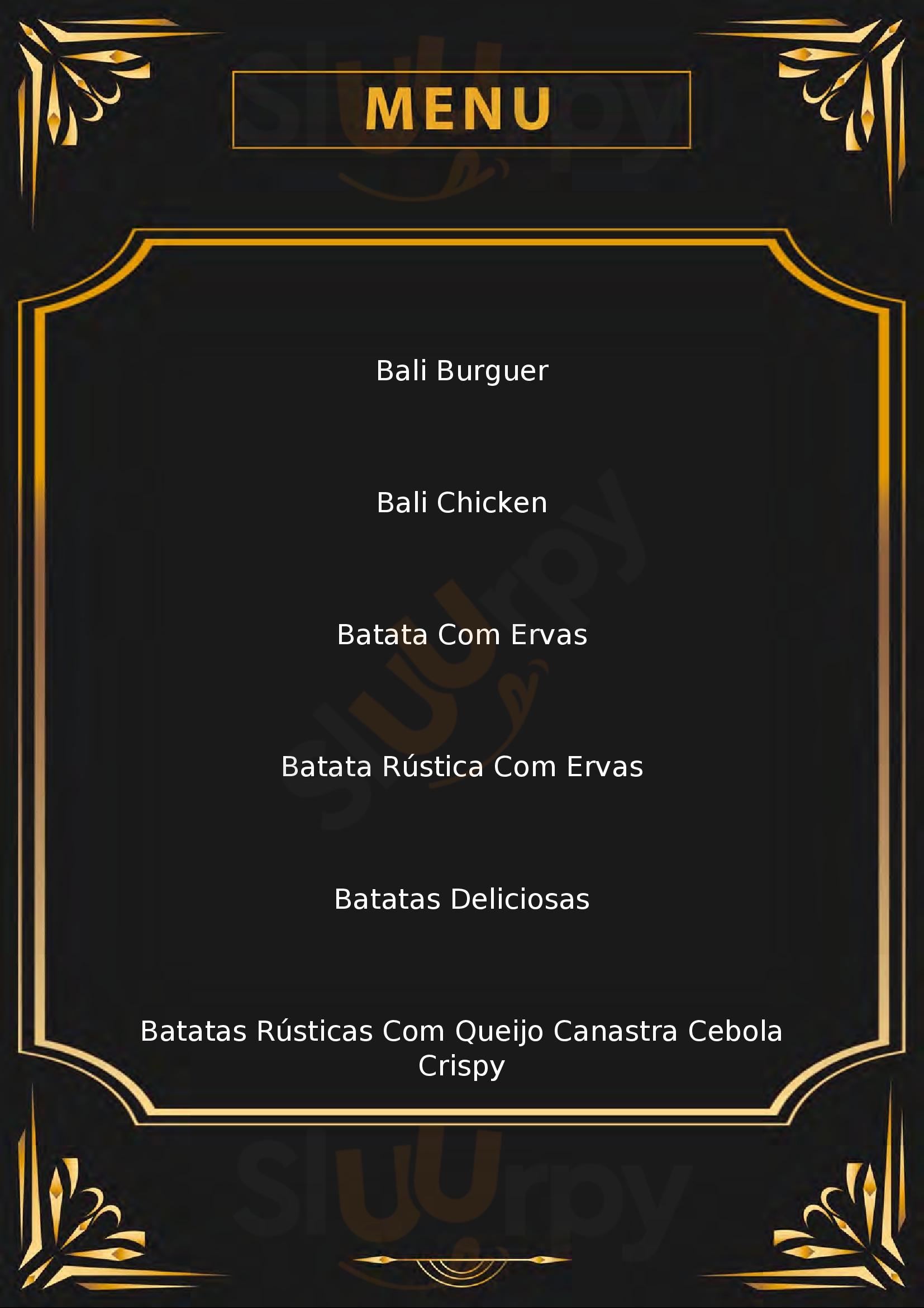 Bali Burger Uberlândia Menu - 1