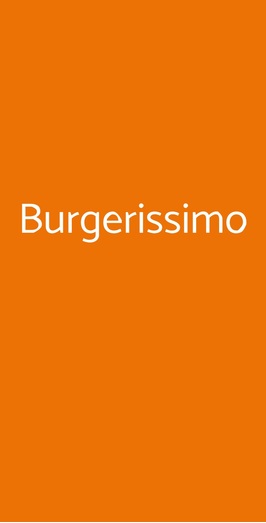 Burgerissimo, Civitanova Marche