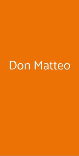 Don Matteo, Matera